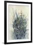 Indigo Floral I-Tim O'toole-Framed Art Print