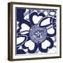 Indigo Floral Katagami II-Vision Studio-Framed Art Print