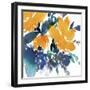 Indigo Flower I-Isabelle Z-Framed Art Print