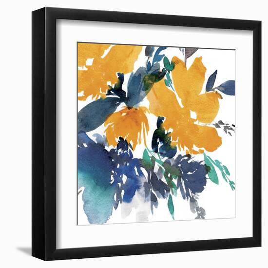 Indigo Flower I-Isabelle Z-Framed Art Print