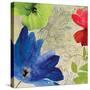 Indigo Flower I-Sloane Addison  -Stretched Canvas