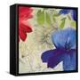 Indigo Flower II-Sloane Addison  -Framed Stretched Canvas