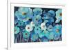 Indigo Flowers-Silvia Vassileva-Framed Premium Giclee Print