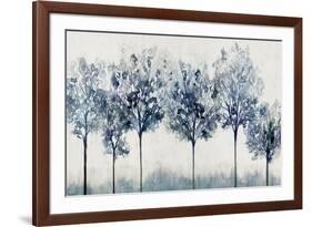 Indigo Forest Light-Isabelle Z-Framed Art Print