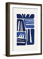 Indigo Form I-Eva Watts-Framed Art Print