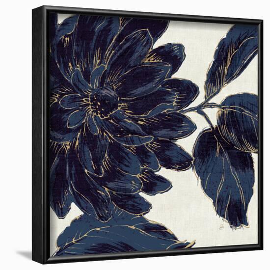 Indigo Garden I-Daphne Brissonnet-Framed Art Print