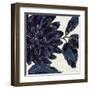 Indigo Garden I-Daphne Brissonnet-Framed Art Print