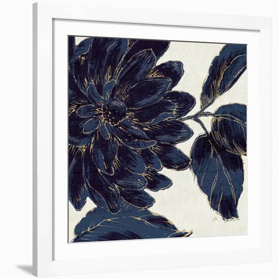 Indigo Garden I-Daphne Brissonnet-Framed Art Print