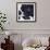 Indigo Garden II-Daphne Brissonnet-Framed Premium Giclee Print displayed on a wall