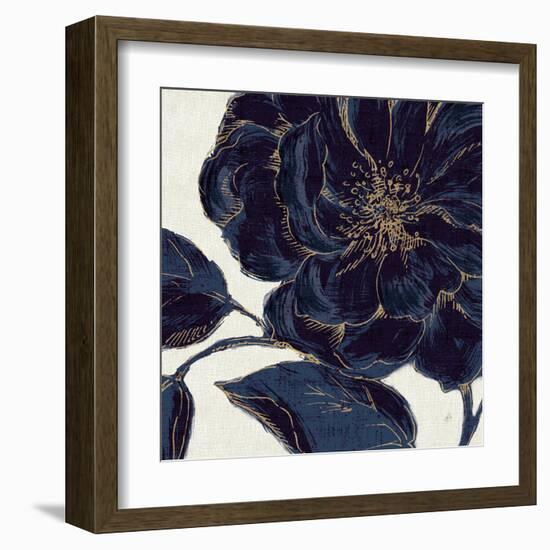 Indigo Garden II-Daphne Brissonnet-Framed Art Print