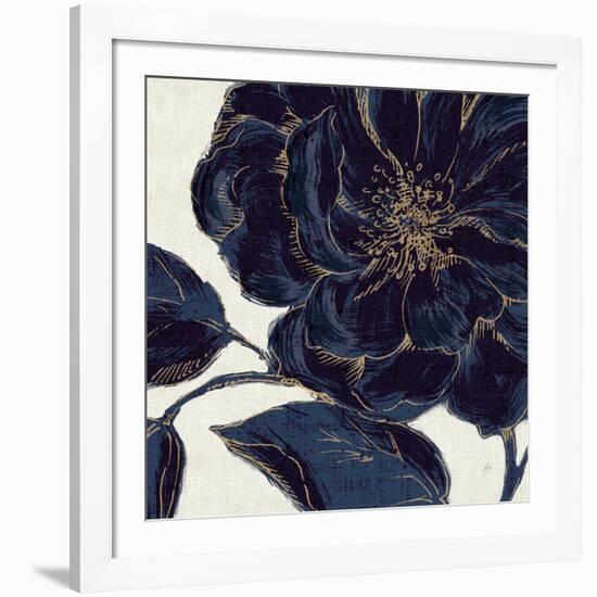 Indigo Garden II-Daphne Brissonnet-Framed Art Print