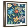 Indigo Garden IX-Chariklia Zarris-Framed Art Print