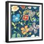 Indigo Garden IX-Chariklia Zarris-Framed Premium Giclee Print