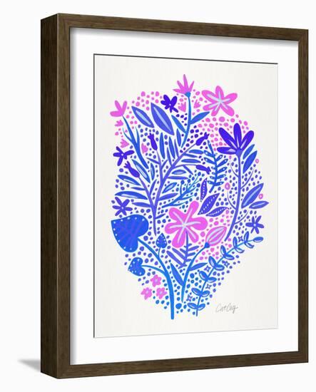 Indigo Garden-Cat Coquillette-Framed Giclee Print