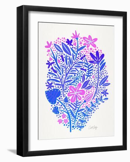 Indigo Garden-Cat Coquillette-Framed Giclee Print