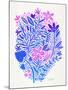 Indigo Garden-Cat Coquillette-Mounted Giclee Print