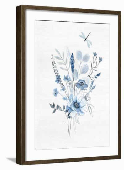 Indigo Gathering I-Janet Tava-Framed Art Print