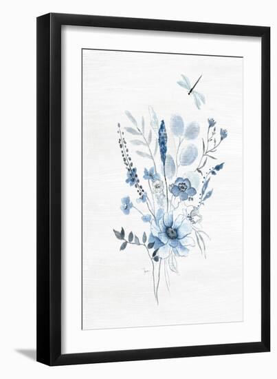 Indigo Gathering I-Janet Tava-Framed Art Print