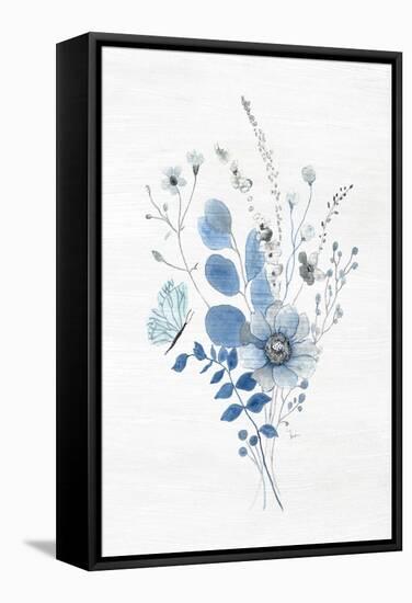 Indigo Gathering II-Janet Tava-Framed Stretched Canvas