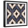 Indigo Ikat I-Paul Brent-Framed Art Print