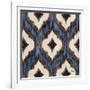 Indigo Ikat I-Paul Brent-Framed Art Print