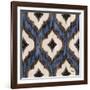 Indigo Ikat I-Paul Brent-Framed Art Print