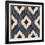 Indigo Ikat I-Paul Brent-Framed Art Print