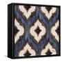 Indigo Ikat I-Paul Brent-Framed Stretched Canvas