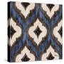 Indigo Ikat I-Paul Brent-Stretched Canvas