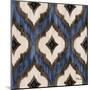 Indigo Ikat I-Paul Brent-Mounted Art Print