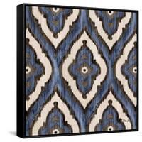 Indigo Ikat III-Paul Brent-Framed Stretched Canvas