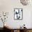 Indigo Imprint I-June Vess-Framed Stretched Canvas displayed on a wall