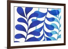 Indigo in Three-Eva Watts-Framed Art Print