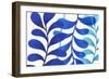 Indigo in Three-Eva Watts-Framed Premium Giclee Print