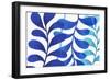 Indigo in Three-Eva Watts-Framed Premium Giclee Print