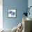 Indigo Infused Lily-Albert Koetsier-Framed Stretched Canvas displayed on a wall