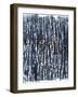 Indigo Ink Motif III-June Vess-Framed Art Print