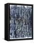 Indigo Ink Motif III-June Vess-Framed Stretched Canvas