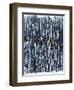 Indigo Ink Motif III-June Vess-Framed Art Print