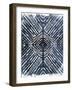 Indigo Ink Motif IV-June Vess-Framed Art Print