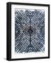 Indigo Ink Motif IV-June Vess-Framed Art Print