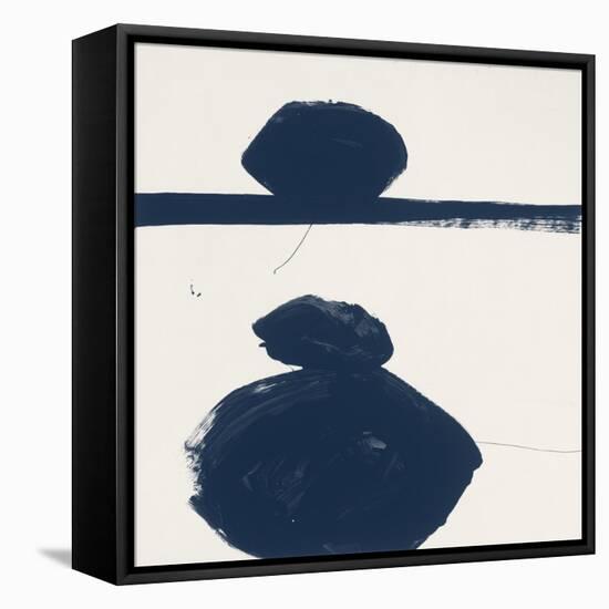 Indigo J-Franka Palek-Framed Stretched Canvas