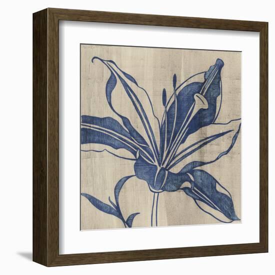 Indigo Lily-Chariklia Zarris-Framed Art Print