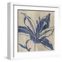 Indigo Lily-Chariklia Zarris-Framed Art Print