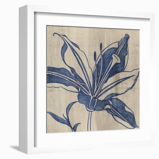 Indigo Lily-Chariklia Zarris-Framed Art Print