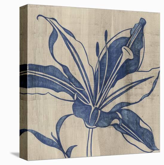 Indigo Lily-Chariklia Zarris-Stretched Canvas