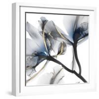 Indigo Luster Cyclamen 2-Albert Koetsier-Framed Photo