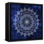 Indigo Mandala 2-Kimberly Allen-Framed Stretched Canvas