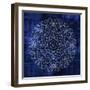 Indigo Mandala 3-Kimberly Allen-Framed Art Print