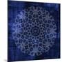 Indigo Mandala 3-Kimberly Allen-Mounted Art Print